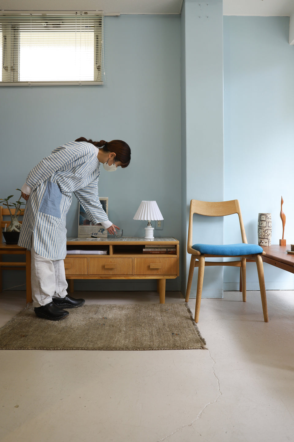 Danish Vintage Holmegaard Table Lamp Apoteker Small/ホルムガード テーブルランプ シセ・ヴェアナー スモールサイズ 間接照明 デンマークヴィンテージ