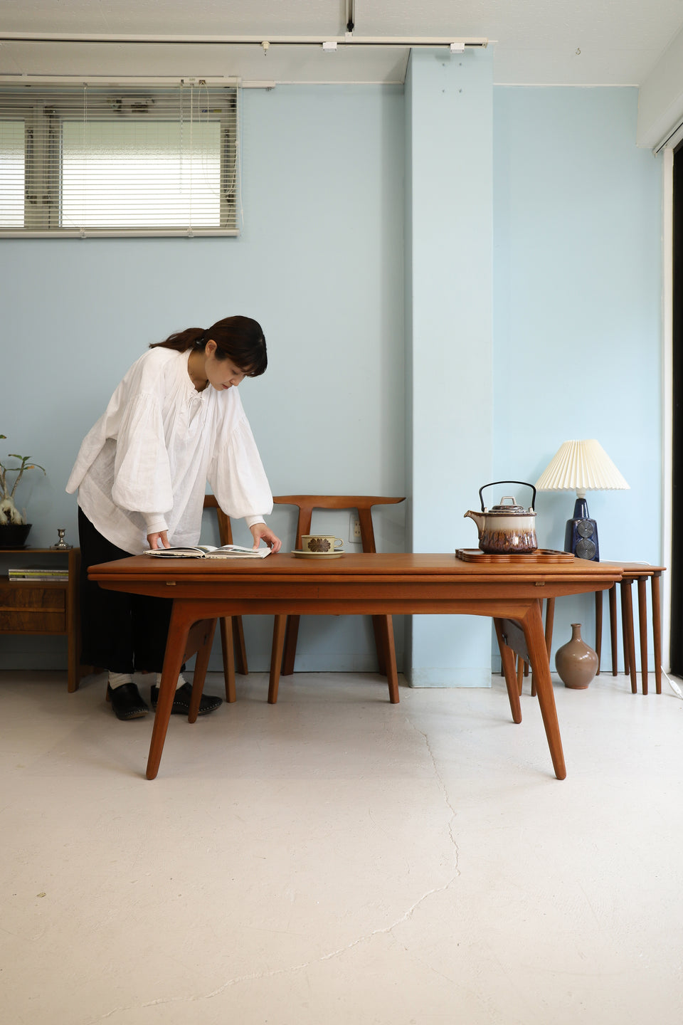 Trioh Møbler Elevator Extension Table Danish Vintage/デンマークヴィンテージ トリオモブラー エレベーター エクステンションテーブル 北欧家具