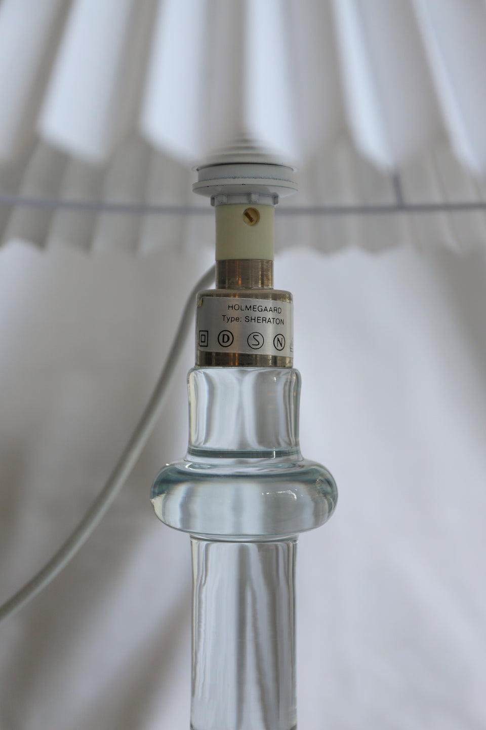 Danish Vintage Holmegaard Sheraton Table Lamp Michael Bang/ホルムガード シェラトン テーブルランプ 間接照明 デンマークヴィンテージ