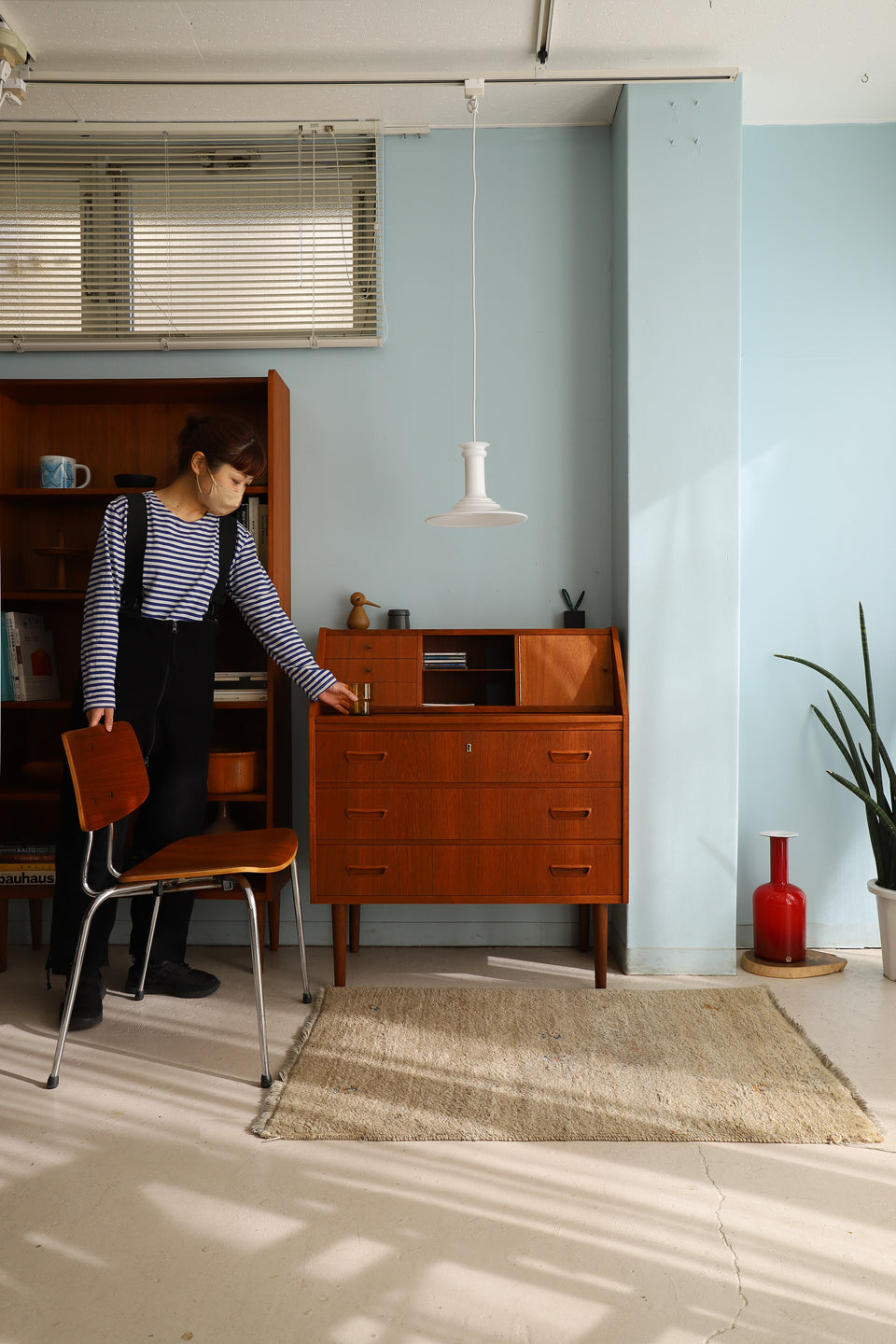 Writing Bureau Dresser Teakwood Danish Vintage/デンマークヴィンテージ ライティングビューロー ドレッサー チーク材 北欧家具