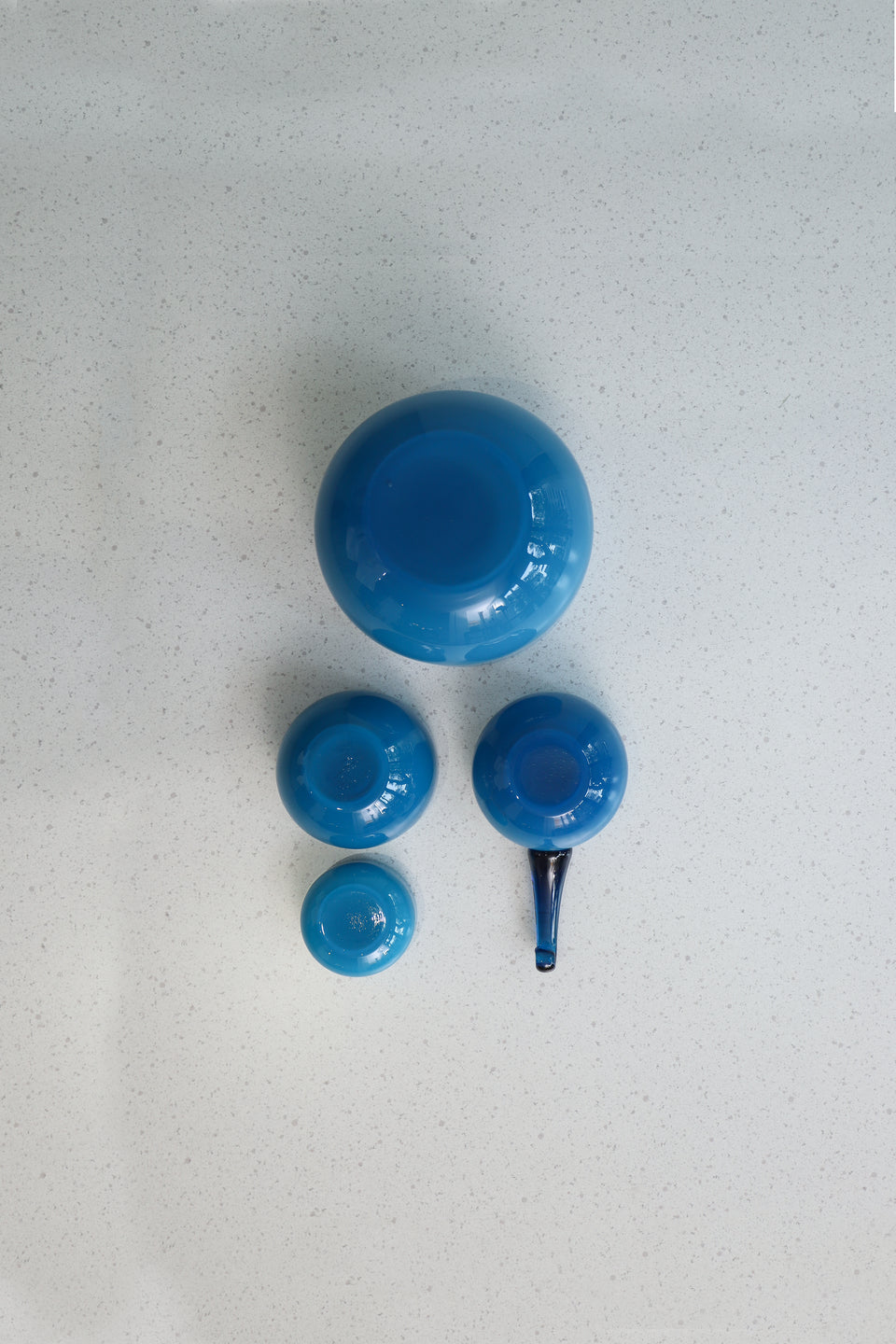 Holmegaard Palet Series Glass Bowl Blue Michael Bang/ホルムガード パレットシリーズ ガラスボウル デンマーク 北欧ヴィンテージ食器