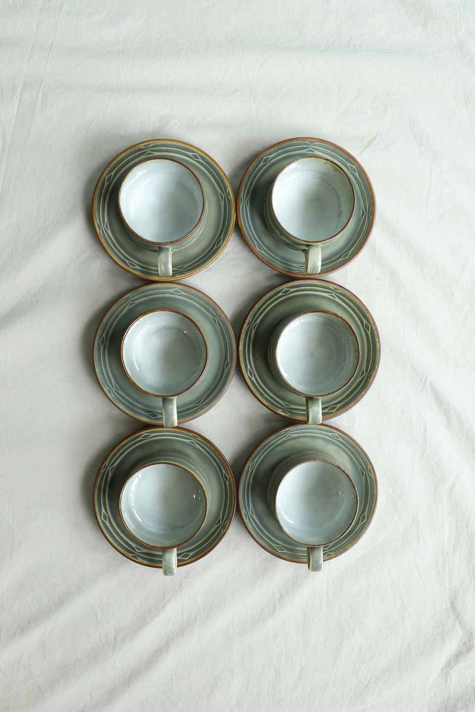 Jens H. Quistgaard RUNE Cup and Saucer/イェンス・クイストゴー ルーン カップ&ソーサー 北欧ヴィンテージ食器