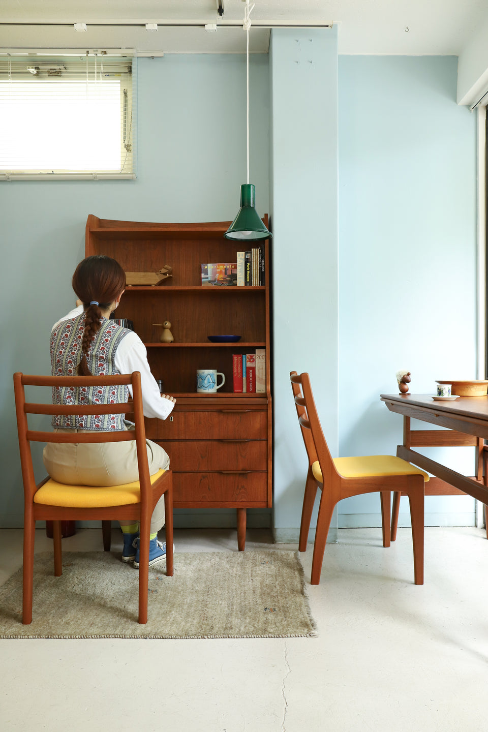 Vintage Rudder Back Dining Chair Teakwood/ヴィンテージ ダイニングチェア ラダーバック チーク材 北欧デザイン