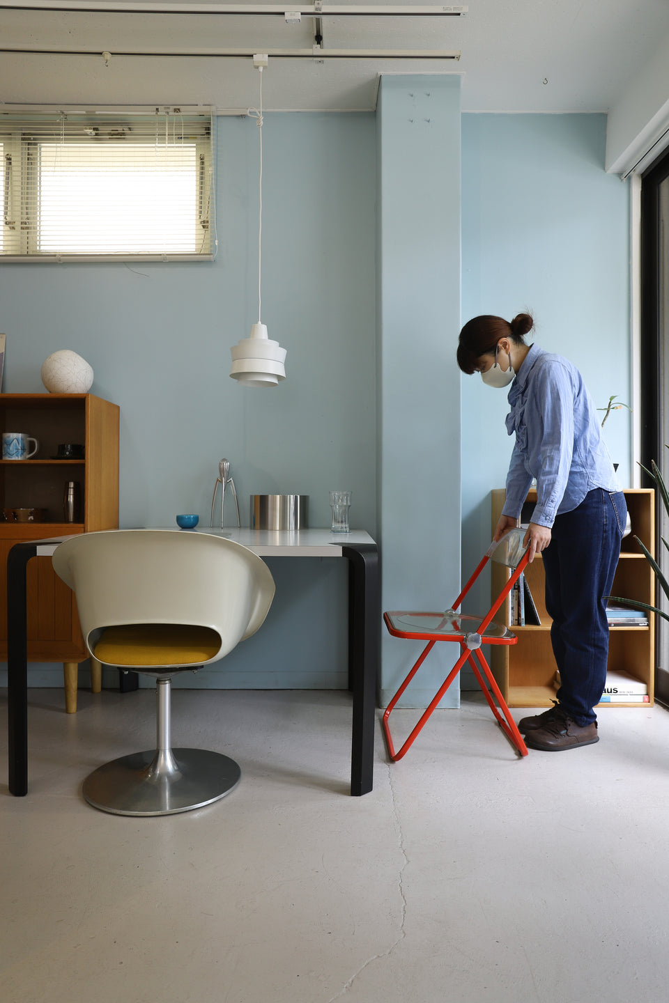 Anonima Castelli Plia Chair Giancarlo Piretti/アノニマ・カステリ プリアチェア 折りたたみ椅子 ジャンカルロ・ピレッティ イタリアンモダン