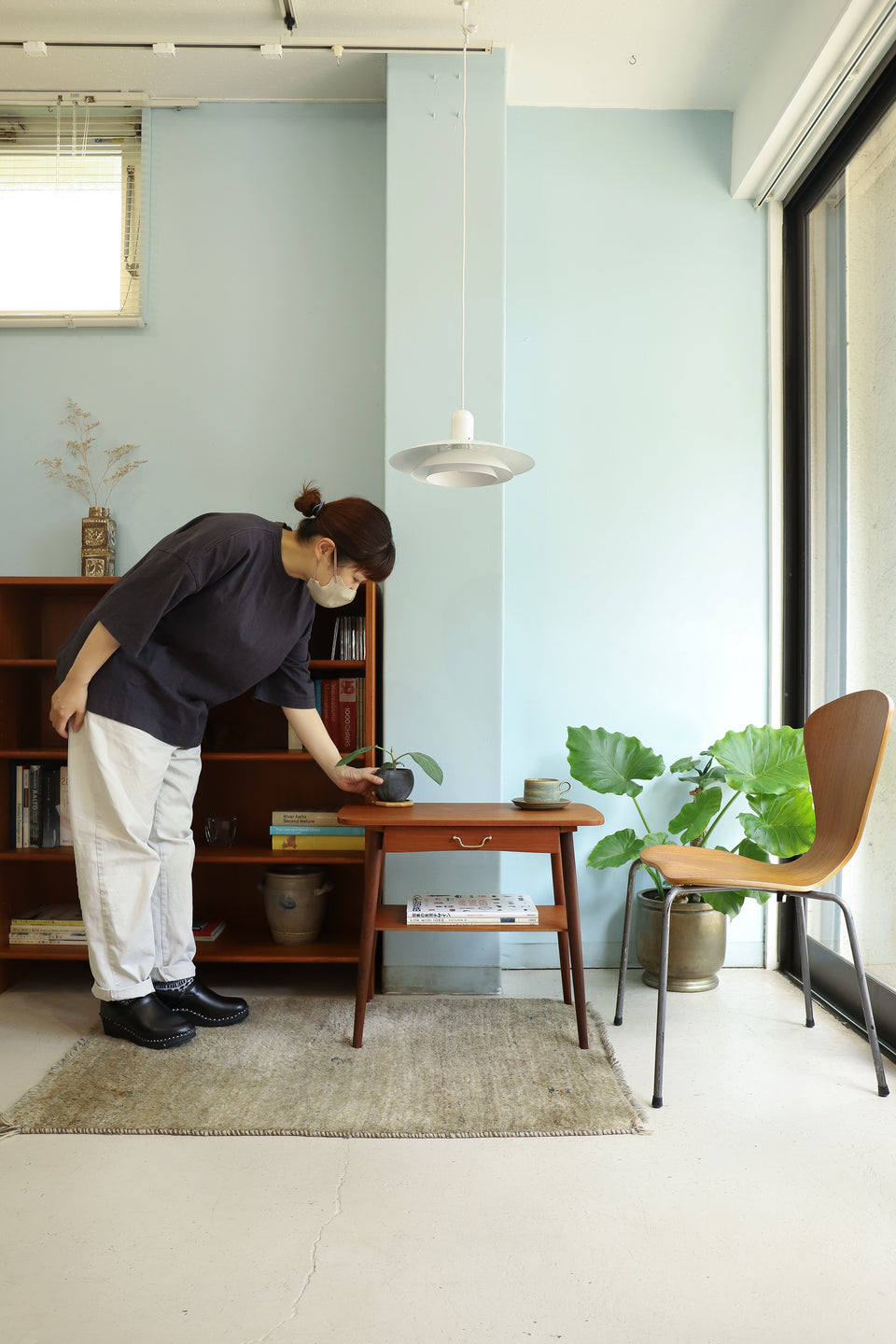 Danish Vintage Side Table with Drawer/デンマークヴィンテージ サイドテーブル 引き出し 北欧家具