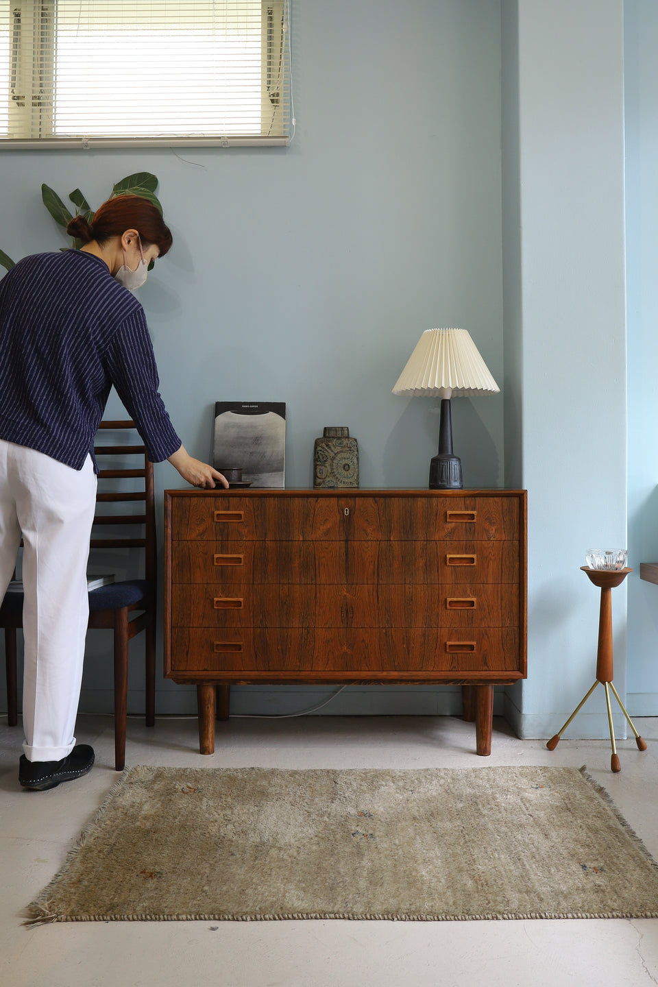 Danish Vintage Bornholms Møbelfabrik Rosewood Chest/デンマークヴィンテージ チェスト ローズウッド 収納 北欧家具