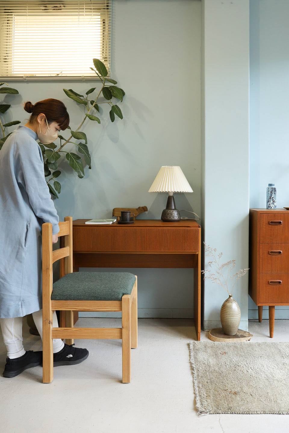 Danish Vintage Søholm Table Lamp Model 1015 Einar Johansen/スーホルム テーブルランプ エイナー・ヨハンセン 間接照明 北欧インテリア デンマークヴィンテージ
