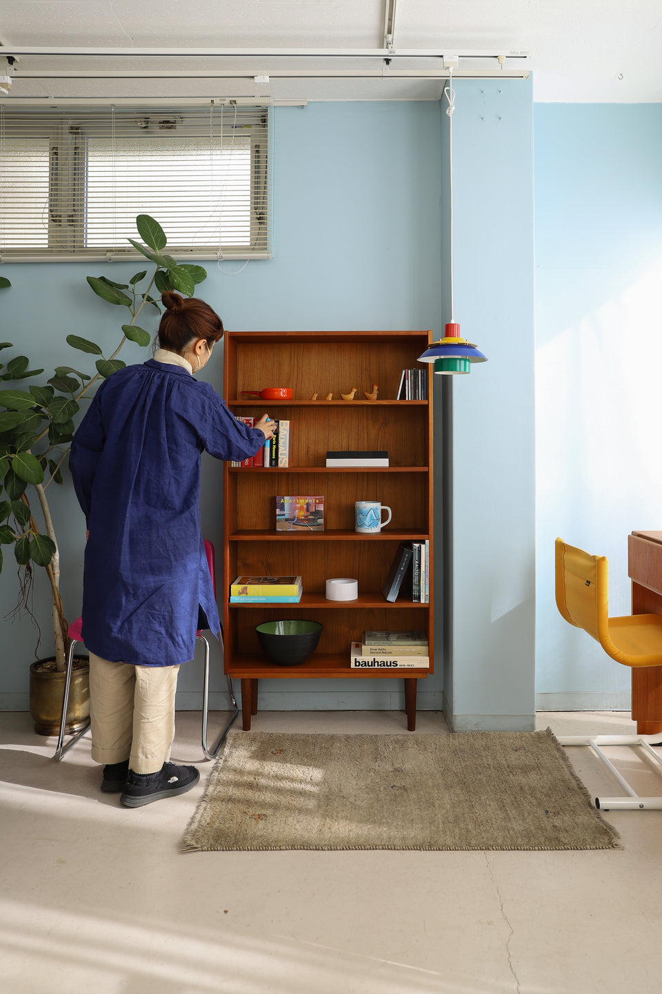 Danish Vintage Teakwood Bookcase Shelf/デンマークヴィンテージ ブックケース シェルフ チーク材 北欧家具