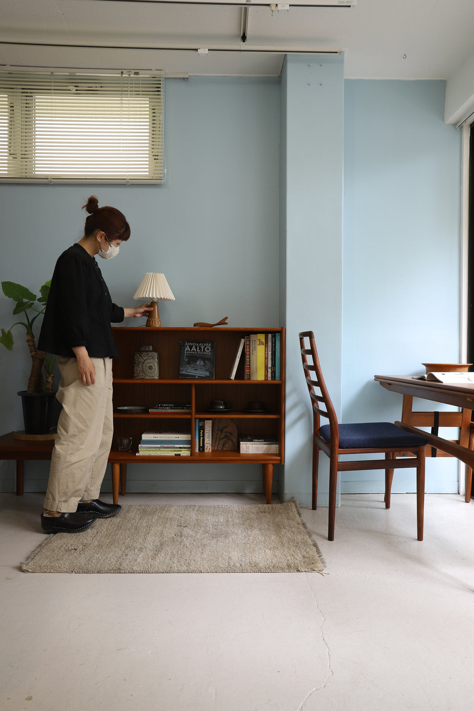 Teakwood Bookcase Shelf Danish Vintage/デンマークヴィンテージ ブックケース シェルフ 本棚 チーク材 収納 北欧家具
