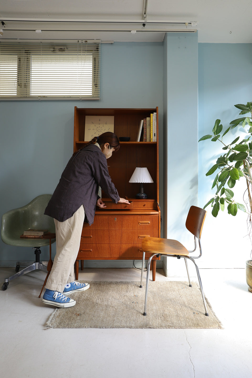 Danish Vintage Søholm Table Lamp Model 1037 Einar Johansen/デンマークヴィンテージ スーホルム テーブルランプ 間接照明 北欧インテリア