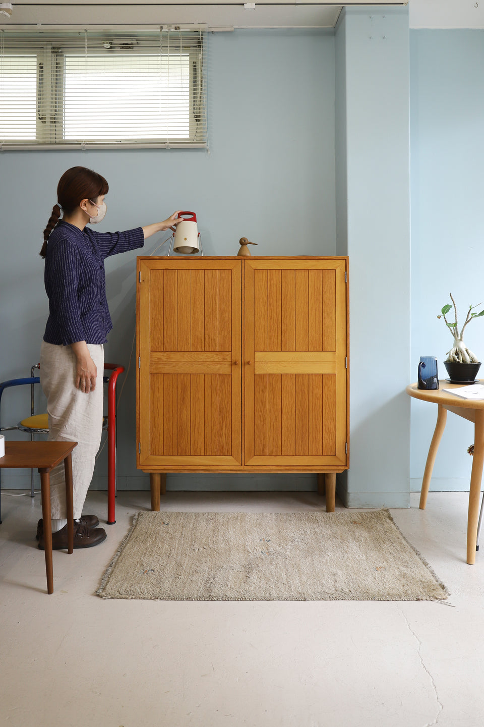 Danish Vintage HG Møbler Oakwood Cabinet/デンマークヴィンテージ キャビネット オーク材 収納家具 北欧インテリア