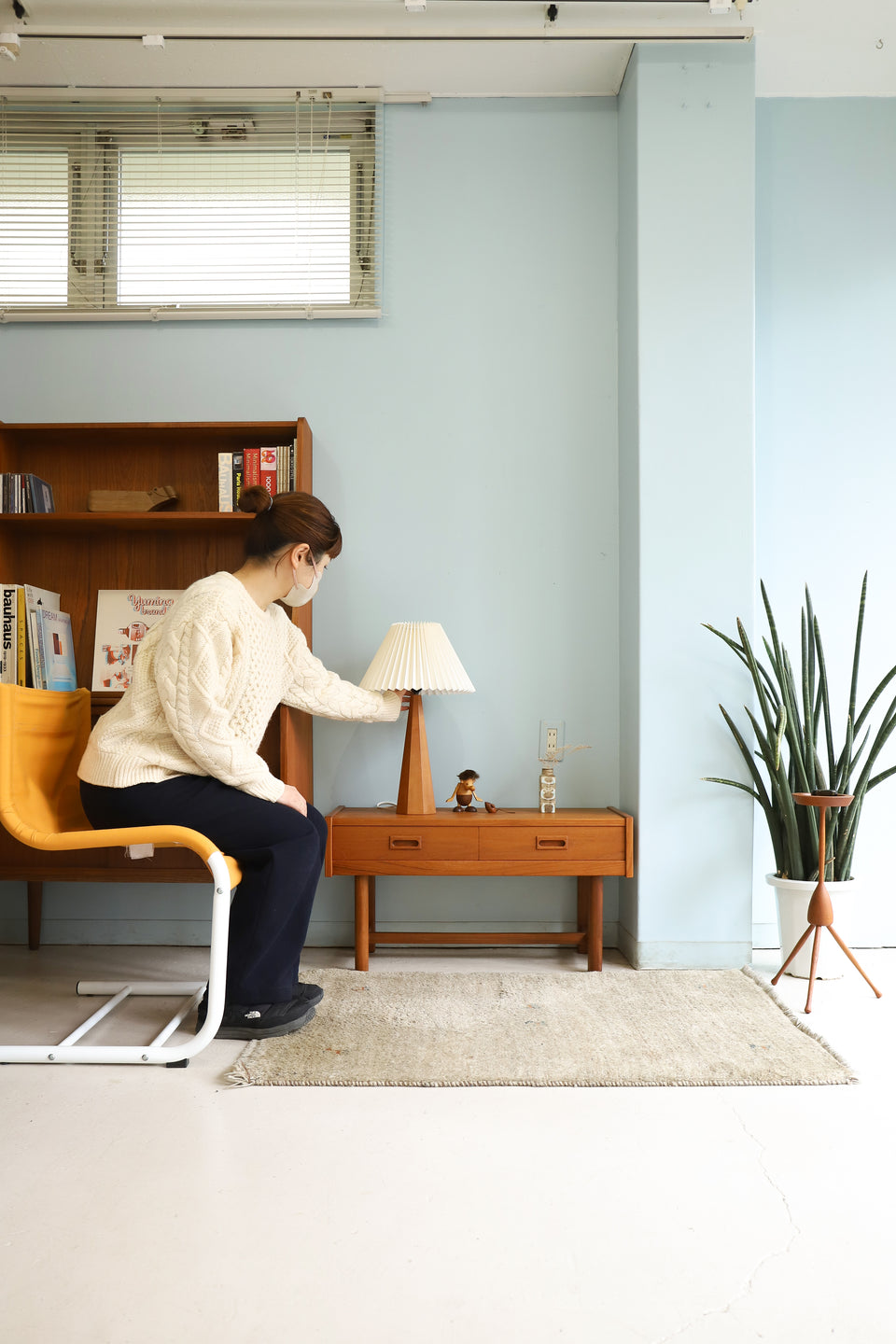 Swedish Vintage Glas & Trä Low Board Chest/スウェーデンヴィンテージ ローボード チェスト 北欧家具