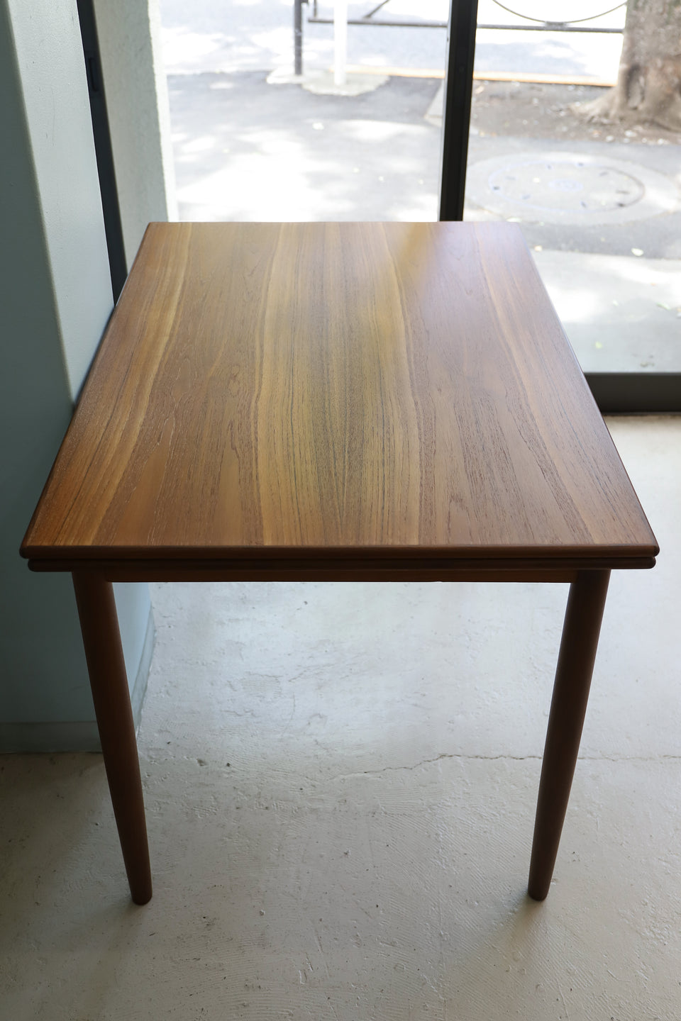 Danish Vintage Small Extension Dining Table/デンマークヴィンテージ ダイニングテーブル エクステンション 北欧家具