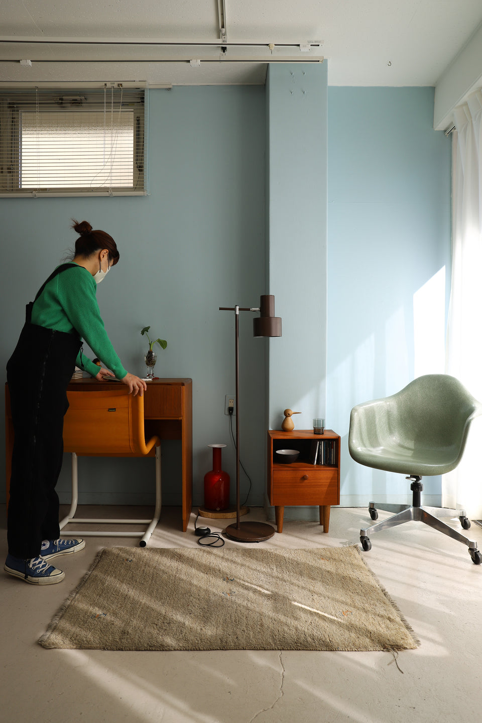 Fog&Mørup Floor Stand Lamp Junior Jo Hammerborg/デンマークヴィンテージ フォグ&モーラップ フロアライト ジュニア ヨー・ハーマボー 間接照明 北欧インテリア