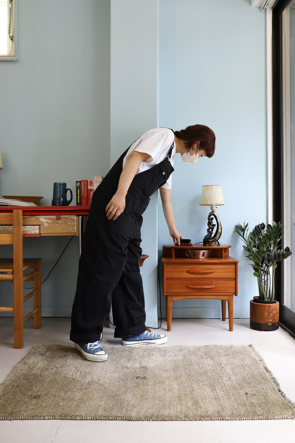 Danish Vintage Bed Side Small Chest/デンマークヴィンテージ ベッドサイド スモールチェスト チーク材 北欧家具