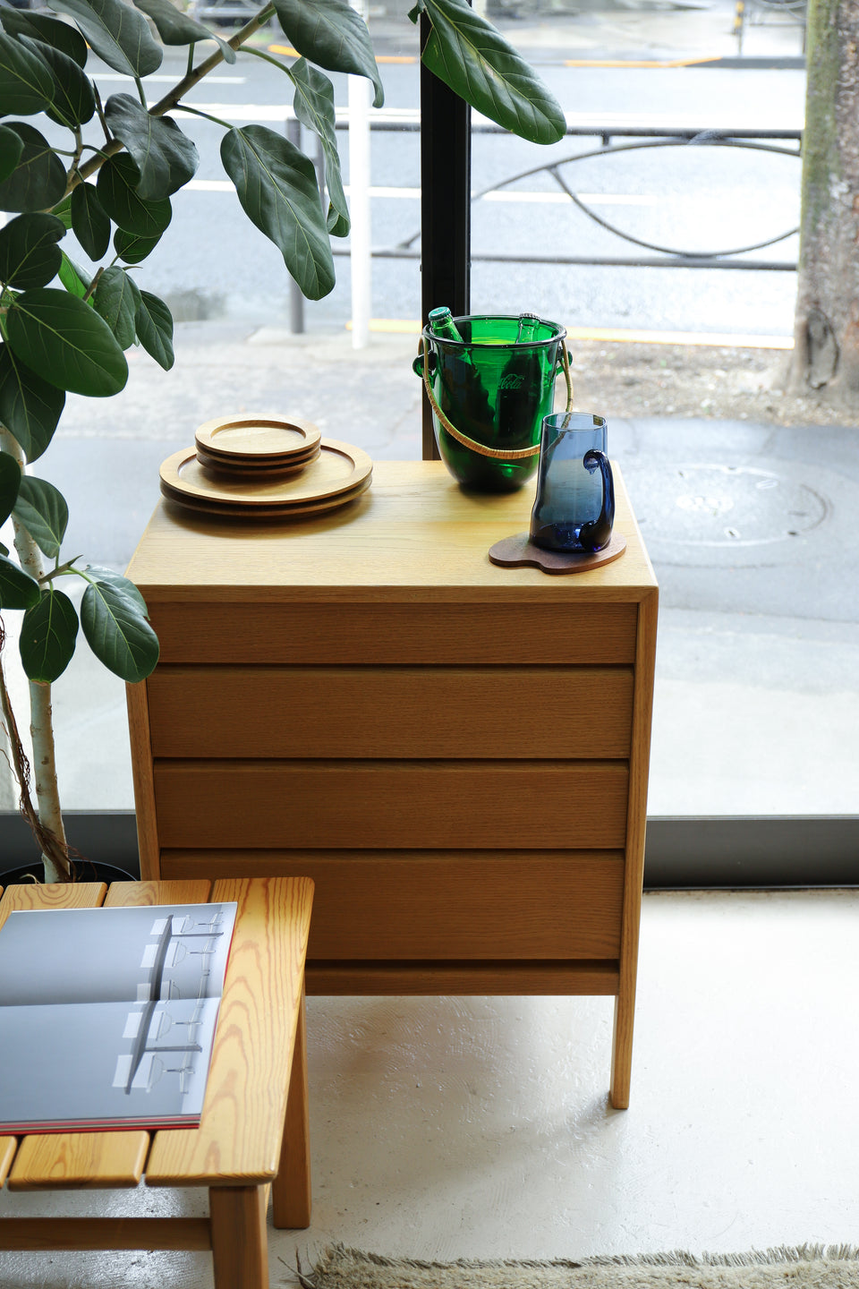 Danish Vintage Teak Serving Board/デンマークヴィンテージ チークトレイ サービングボード コースター 北欧雑貨