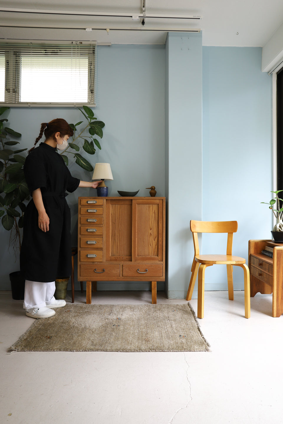 Japanese Vintage Wooden Cabinet Chest/ジャパンヴィンテージ 小引き出し 茶箪笥 収納 レトロ