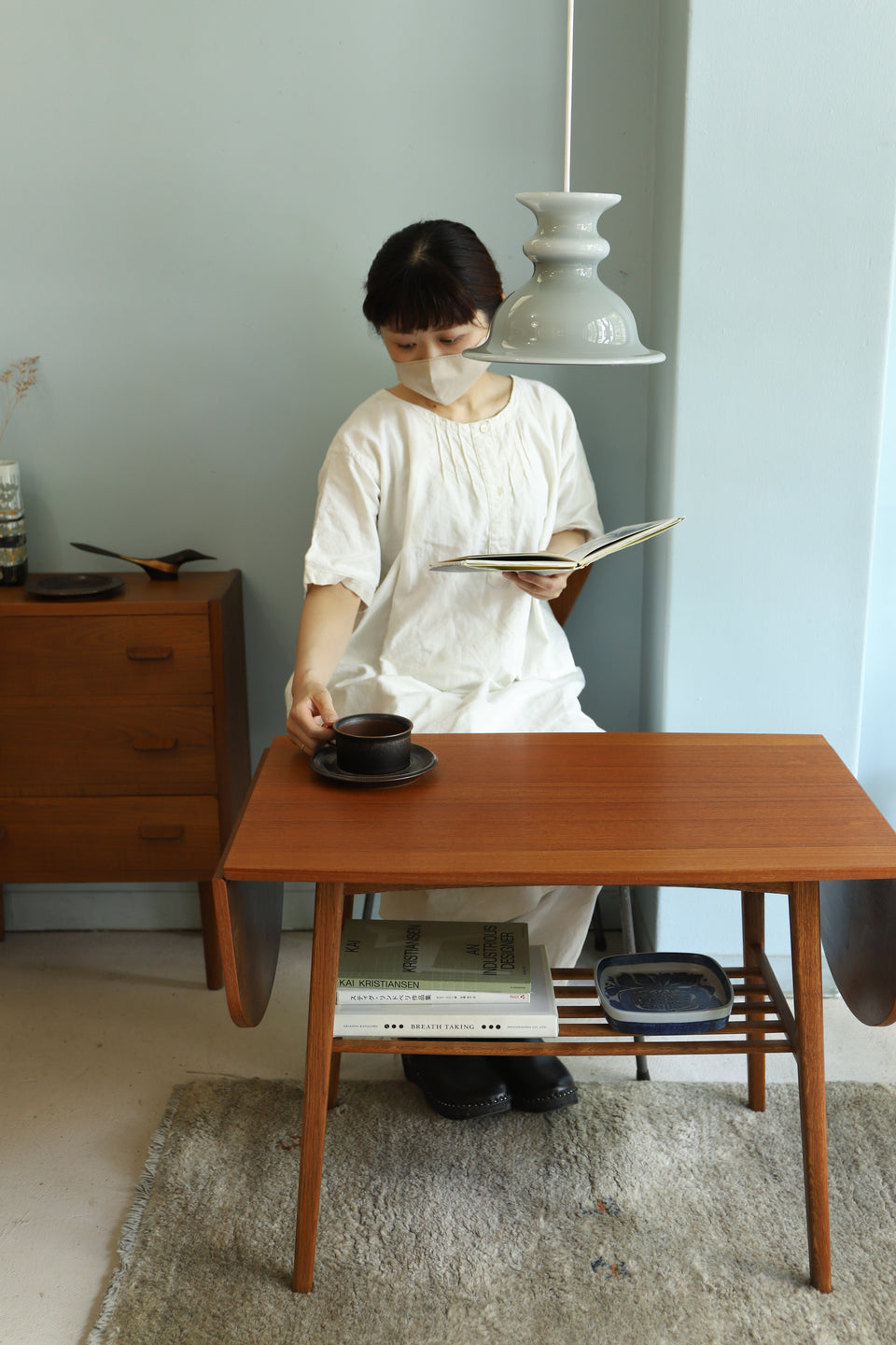 Danish Vintage Butterfly Extension Coffee Table/デンマークヴィンテージ バタフライ コーヒーテーブル エクステンション 北欧家具