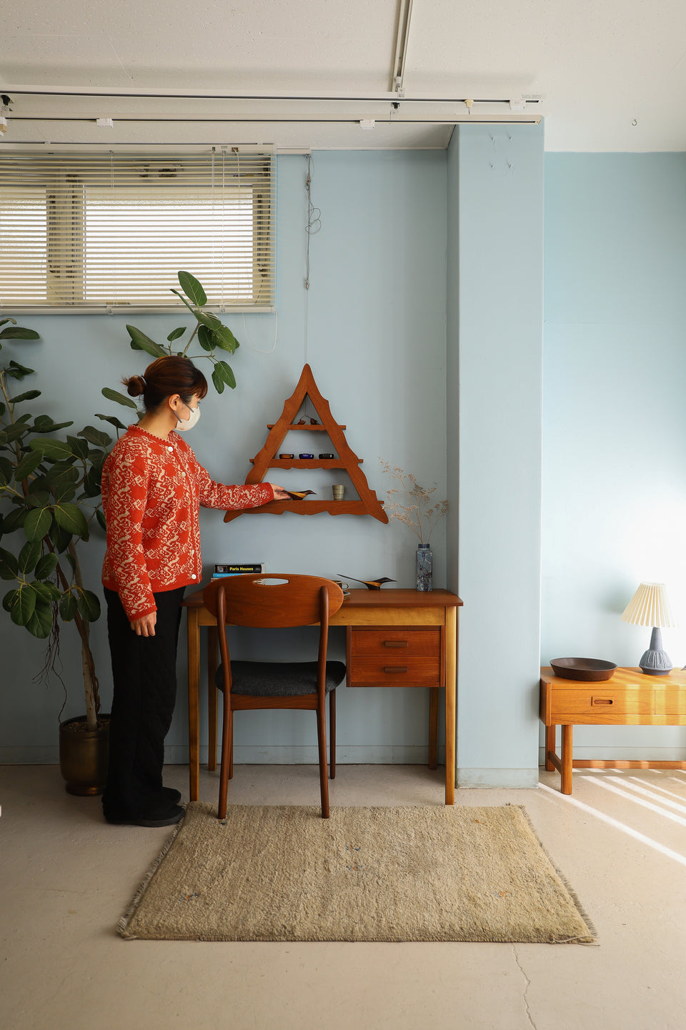 Danish Vintage Wooden Bird Objet/デンマークヴィンテージ 鳥の置物 木製オブジェ 北欧雑貨