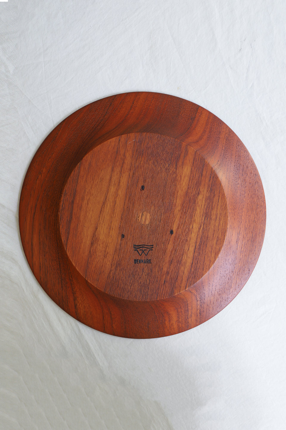 Danish Vintage Wooden Plate Round Tray/デンマークヴィンテージ 木製プレート トレイ チーク材 ローズウッド材 北欧雑貨