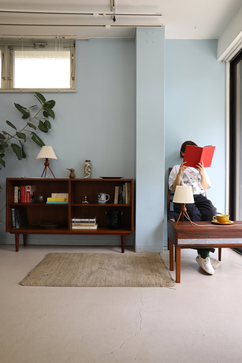 Teakwood Tripod Table Lamp Danish Vintage/デンマークヴィンテージ テーブルランプ チーク材 間接照明 北欧インテリア