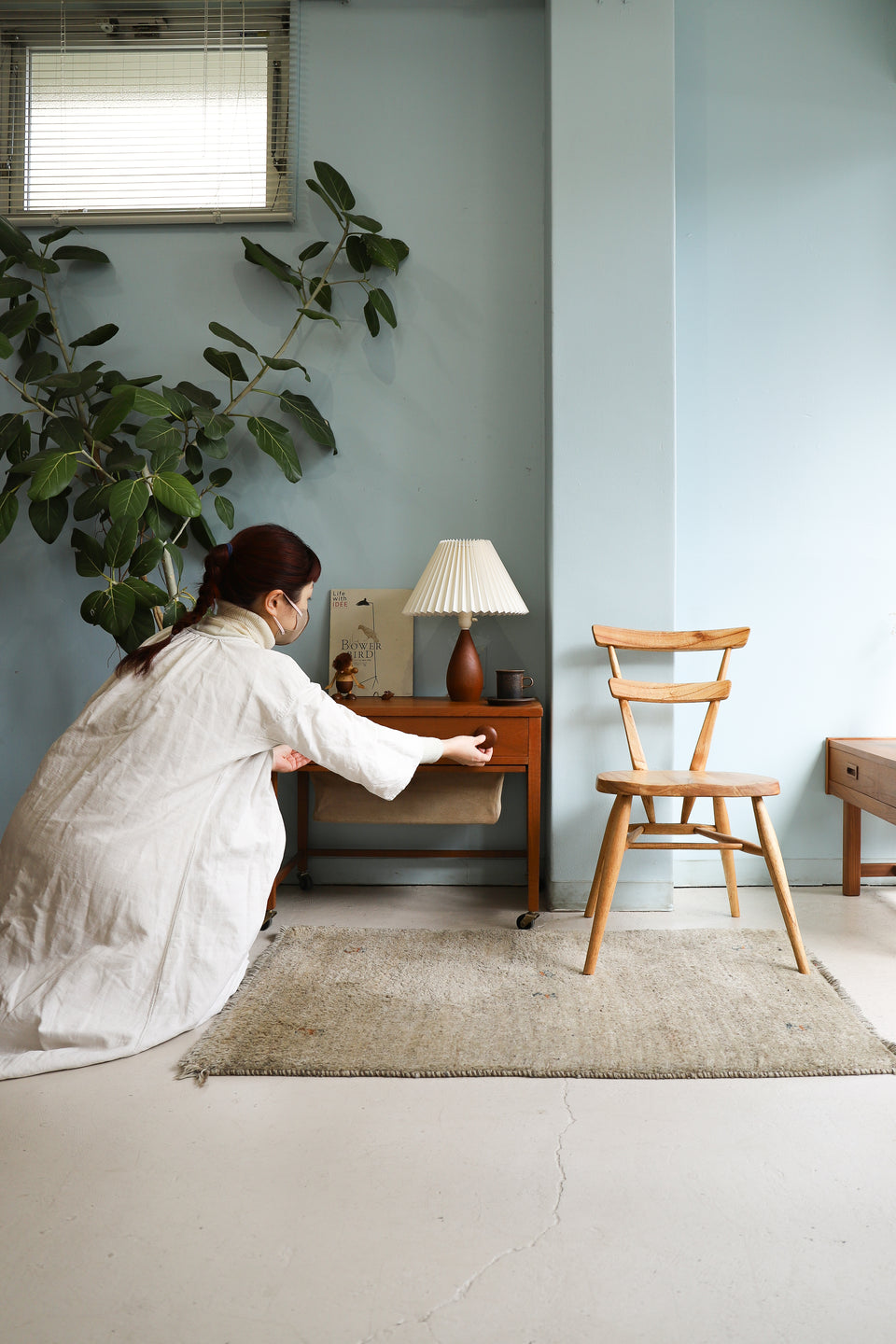 Teakwood Table Lamp Danish Vintage/デンマークヴィンテージ テーブルランプ チーク材 間接照明 北欧インテリア