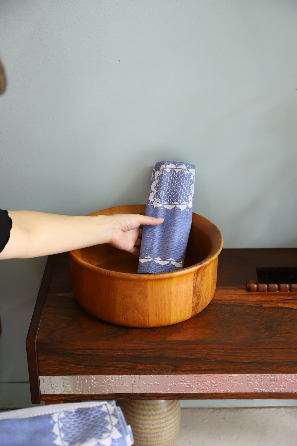 Danish Vintage Nissen Teakwood Bowl/デンマークヴィンテージ ニッセン チークボウル 北欧インテリア