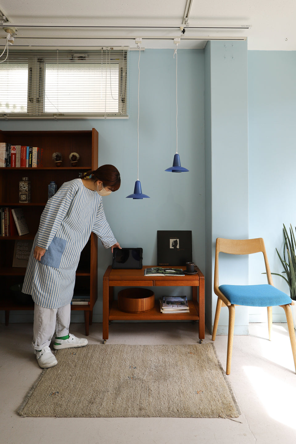 Vintage Small Pendant Light Danish Midcentury/デンマークヴィンテージ ペンダントライト 間接照明 北欧インテリア
