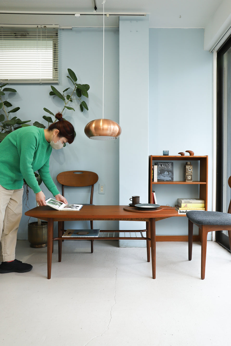 Danish Vintage Gorm Møbler Coffee Table with Rack/デンマークヴィンテージ コーヒーテーブル ラック付き 北欧家具
