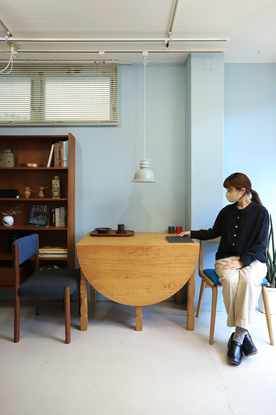 Danish Vintage Holmegaard Pendant Light Kro Gray/デンマークヴィンテージ ホルムガード ペンダントライト グレー シセ・ヴェアナー 北欧インテリア