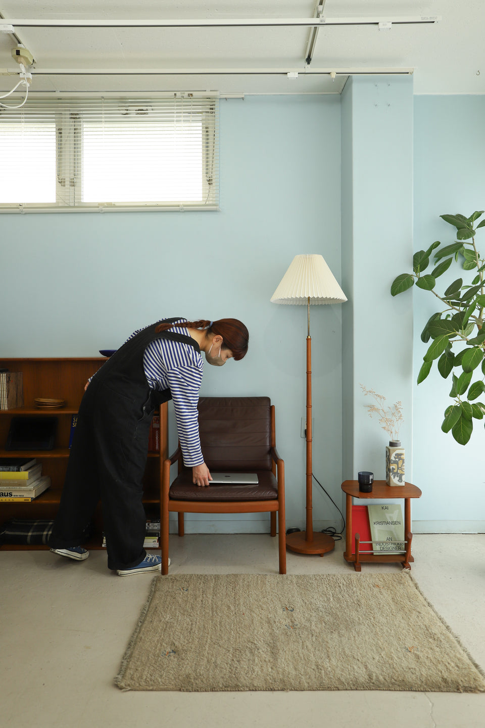 Danish Vintage Floor Stand Light Teakwood/デンマークヴィンテージ フロアスタンドライト チーク材 北欧インテリア