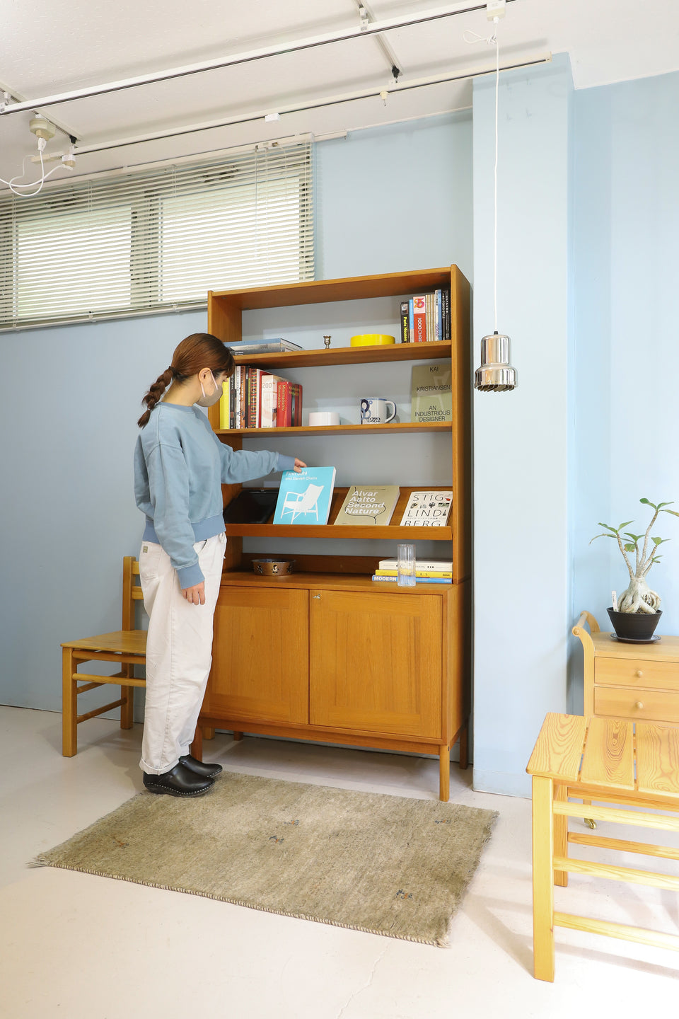 Swedish Vintage Bookcase Shelf Teakwood/スウェーデンヴィンテージ ブックケース シェルフ 本棚 チーク材 北欧家具
