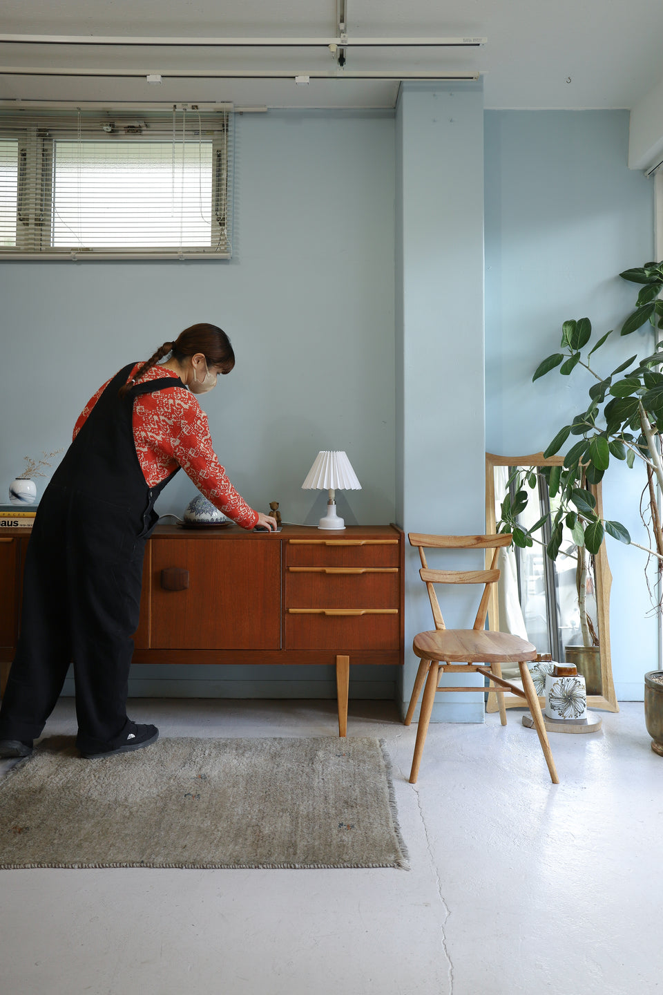 Vintage Holmegaard Table Lamp Camilla/ホルムガード テーブルランプ カミラ シセ・ヴェアナー デンマーク ヴィンテージ 北欧