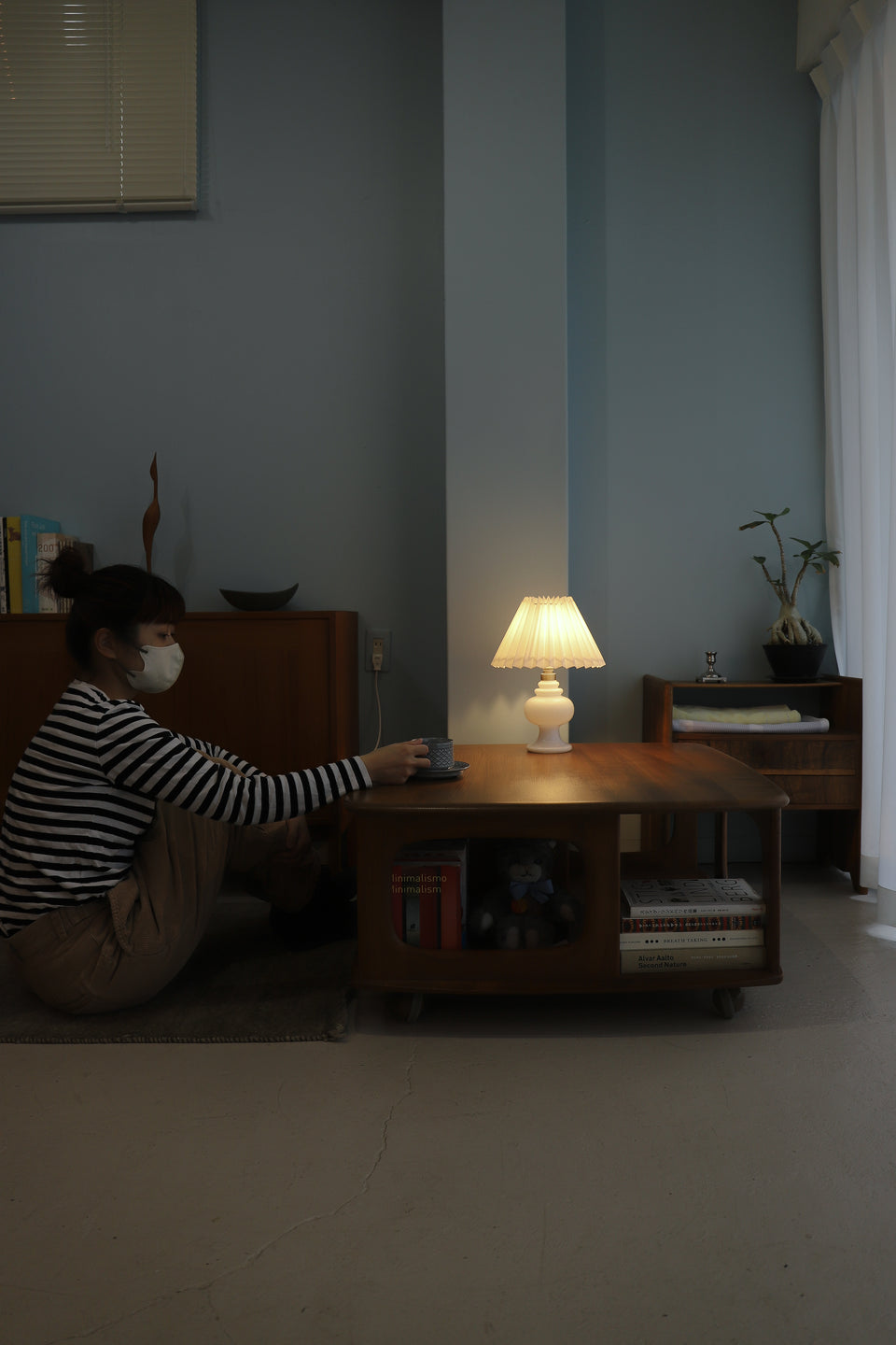 Vintage Holmegaard Table Lamp Monique Michael Bang/ホルムガード テーブルランプ モニーク マイケル・バング 間接照明 北欧インテリア