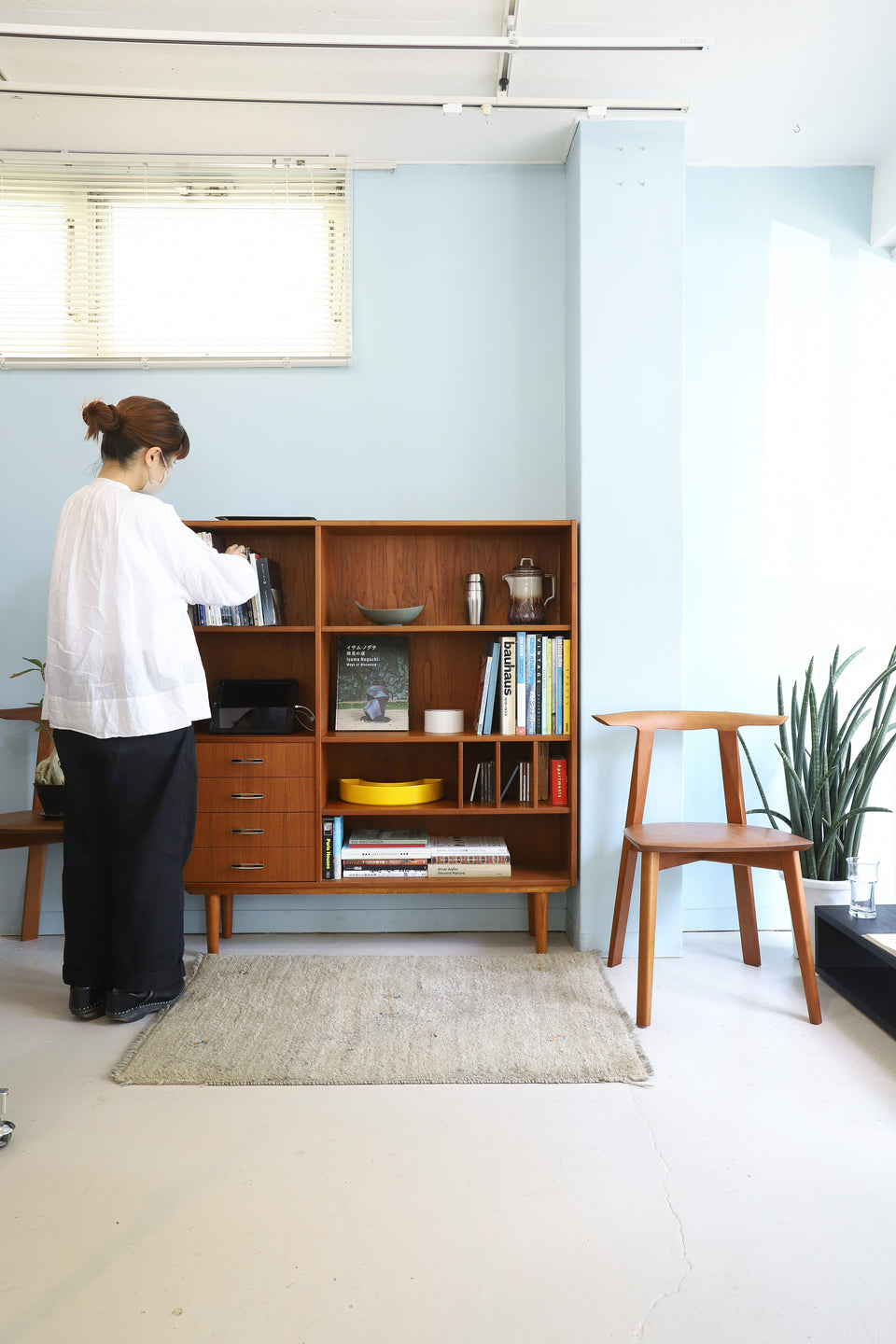 Danish Vintage Bookcase with Drawers/デンマークヴィンテージ ブックケース シェルフ 本棚 引き出し 北欧家具