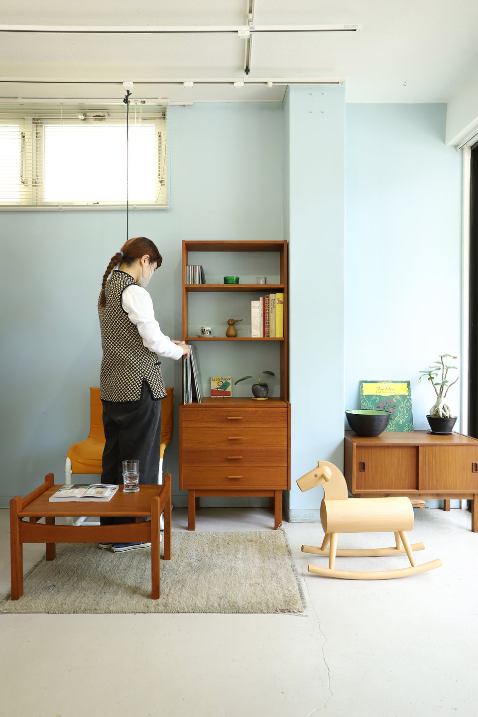 Swedish Vintage Open Shelf Bookcase/スウェーデンヴィンテージ オープンシェルフ ブックケース 北欧家具