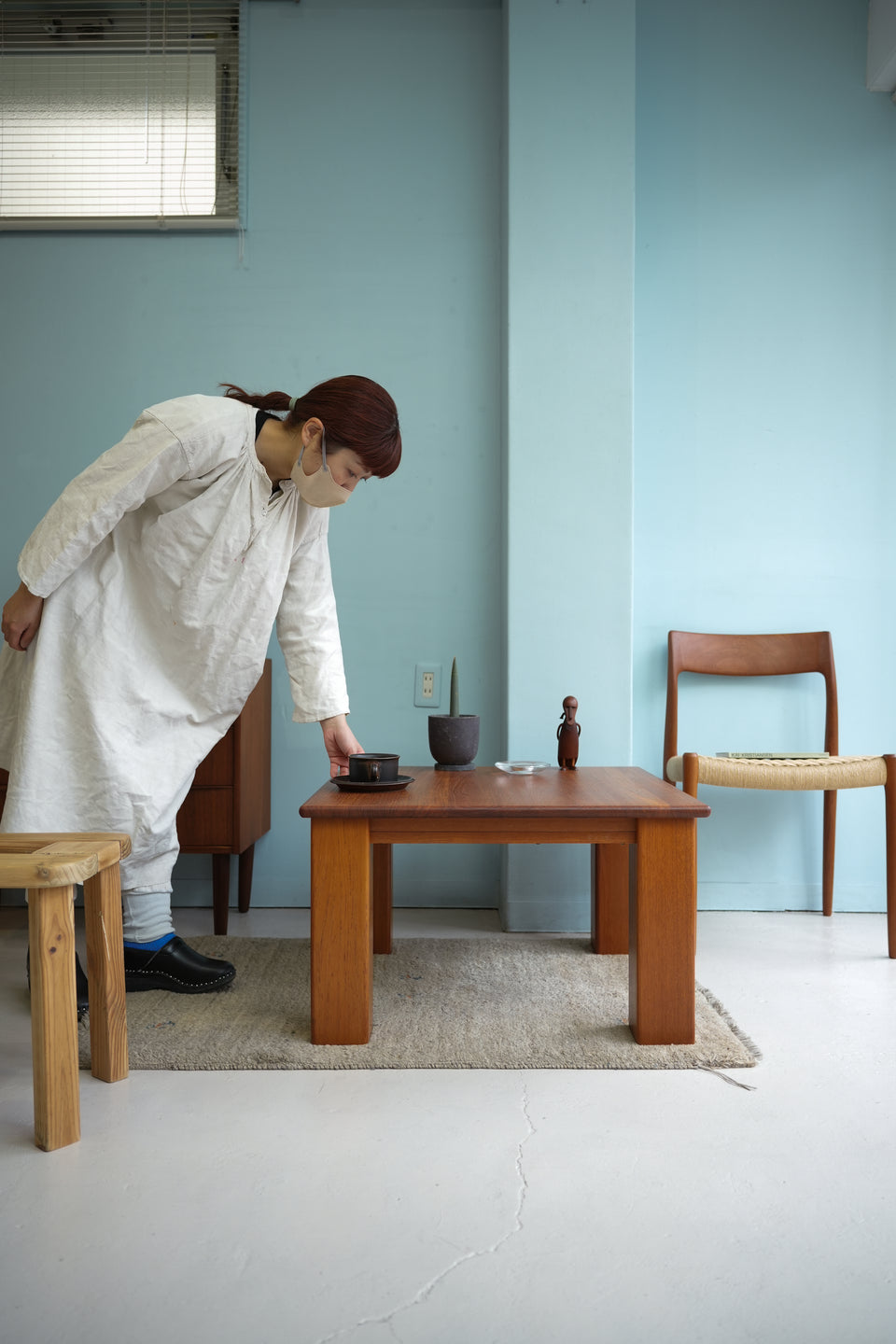 Japanese Vintage Teakwood Center Table/ジャパンヴィンテージ 浜本工芸 センターテーブル チーク材