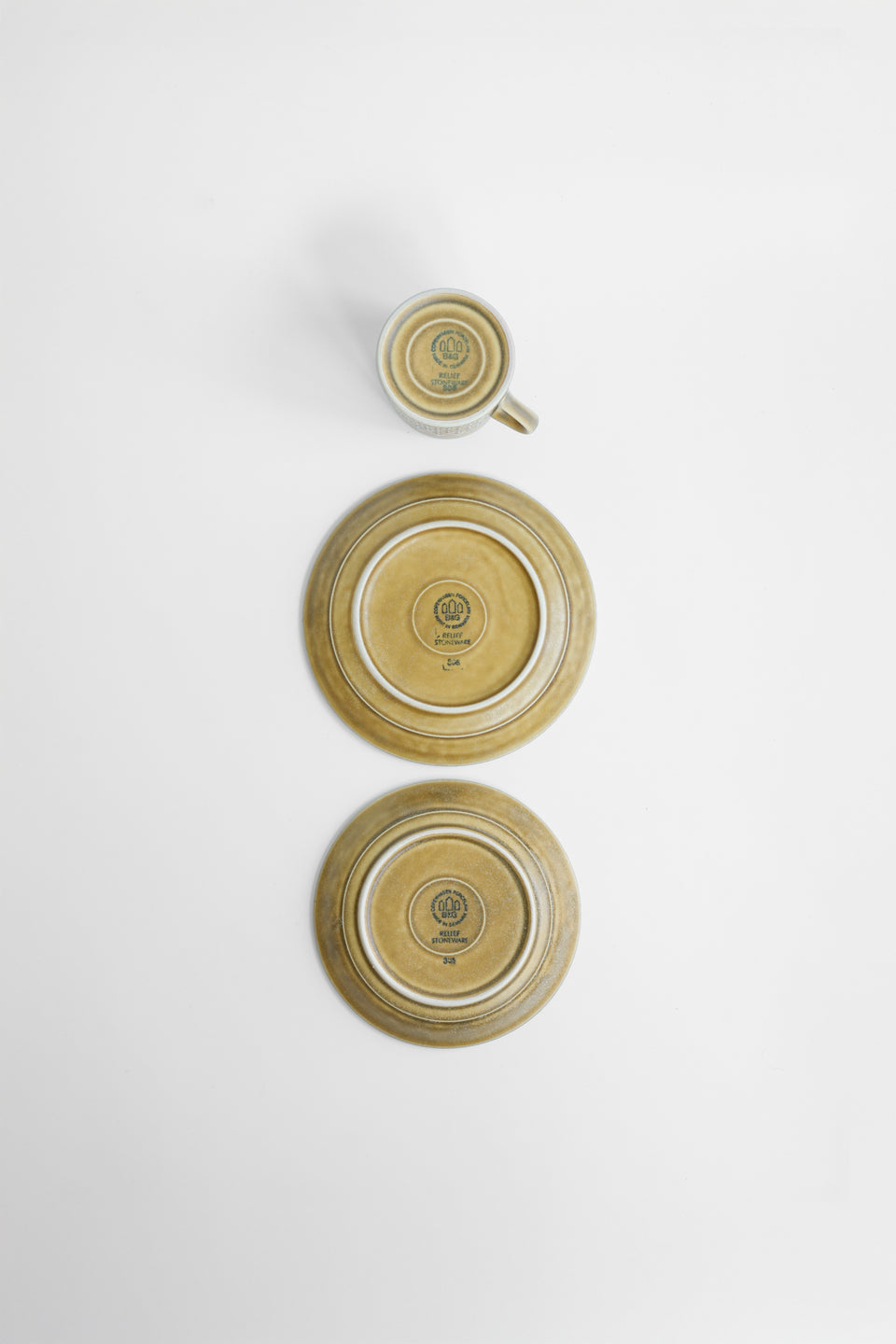 Jens H.Quistgaard Relief Tea Cup and Saucer Plate/イェンス・クイストゴー レリーフ ティーカップ&ソーサー プレート 北欧ヴィンテージ食器