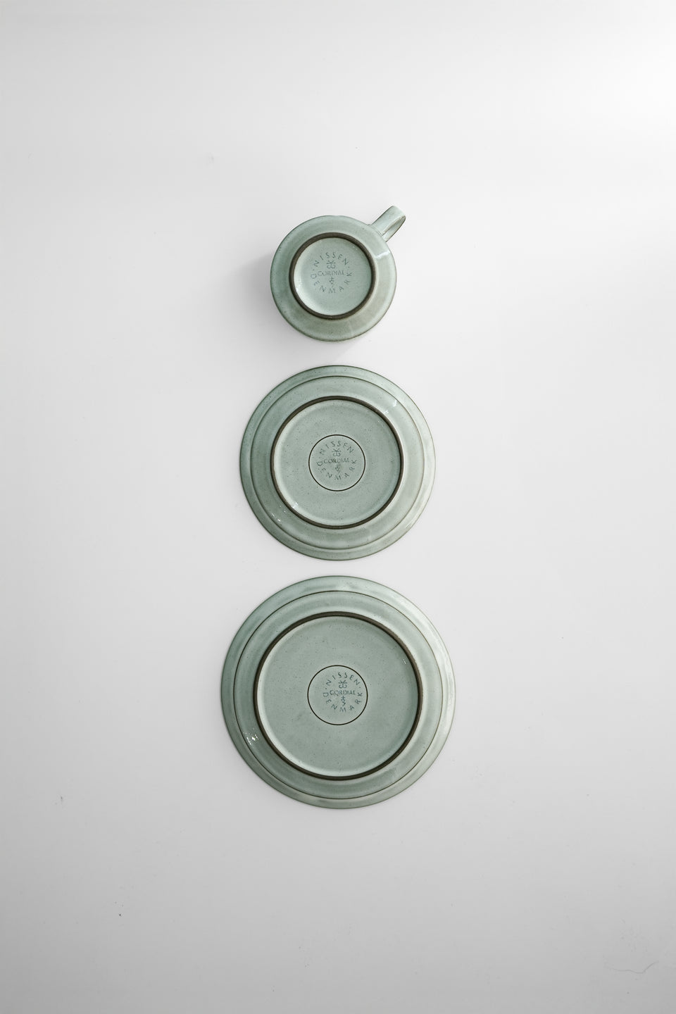 NISSEN Jens H.Quistgaard Cordial Cup&Saucer Plate/ニッセン イェンス・クイストゴー コーディアル カップ&ソーサー プレート