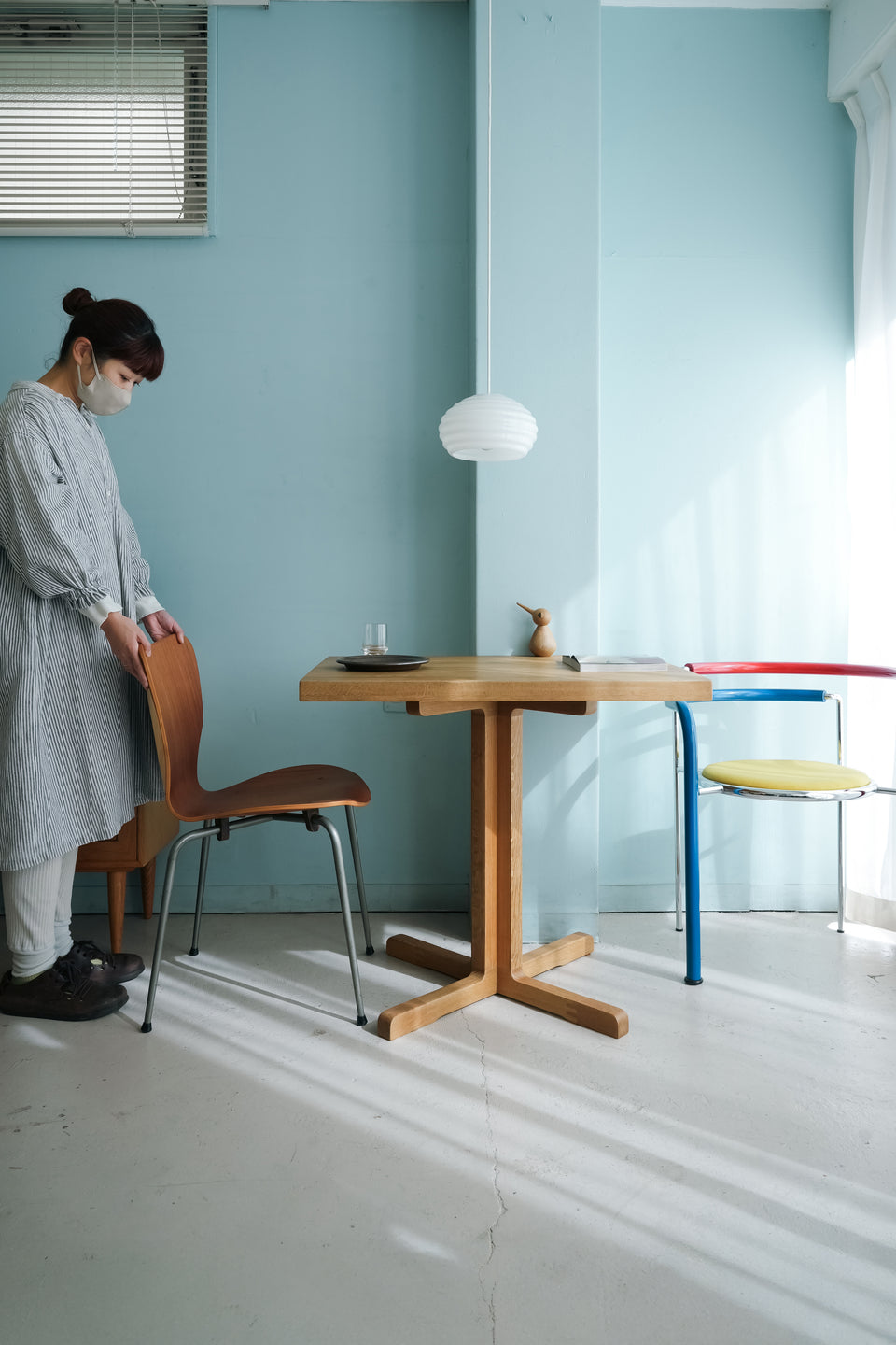 Oakwood Dining Table Danish Vintage/デンマークヴィンテージ ダイニングテーブル ワークデスク オーク材 北欧家具