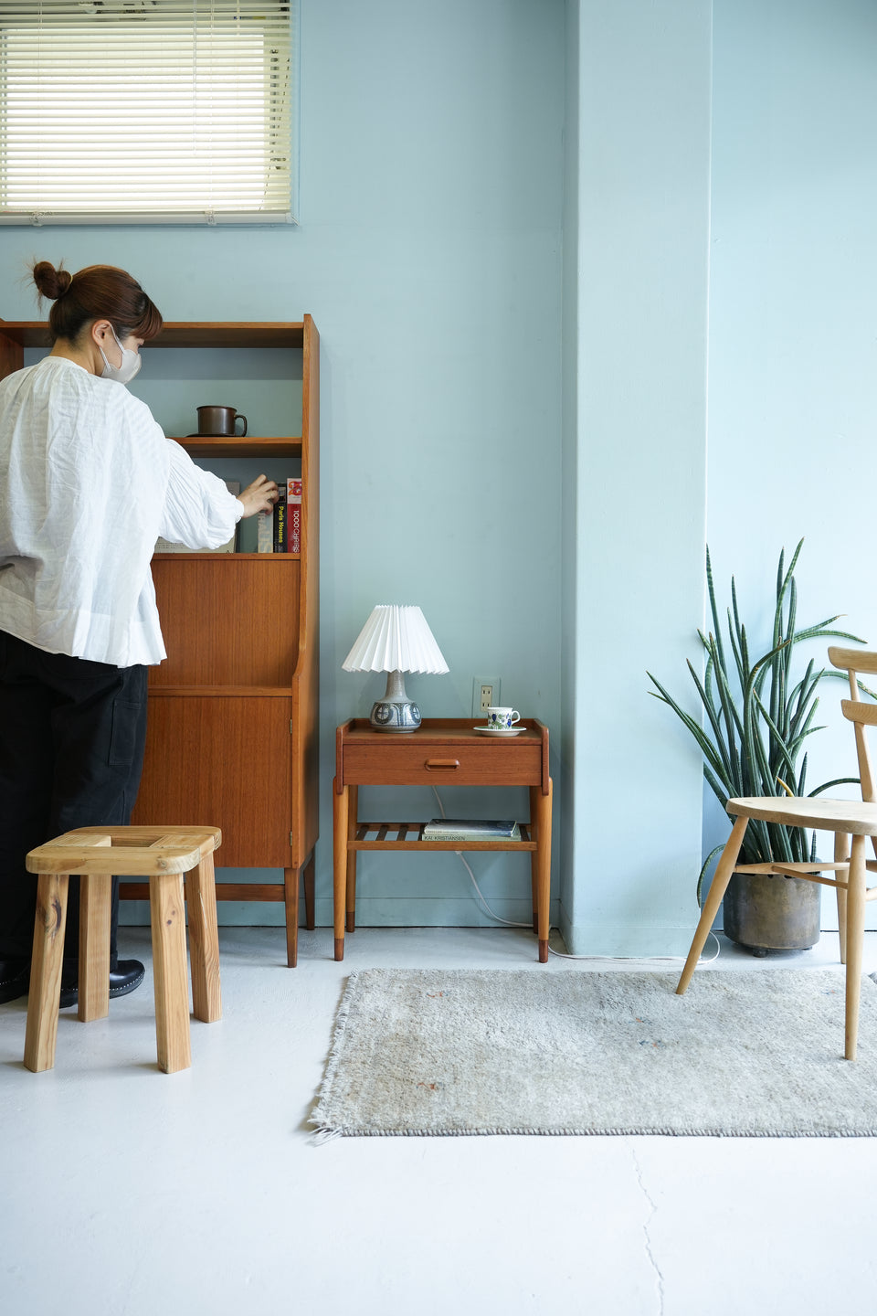 Omann Jun Møbelfabrik Bed Side Chest/デンマークヴィンテージ ベッドサイドチェスト 北欧家具