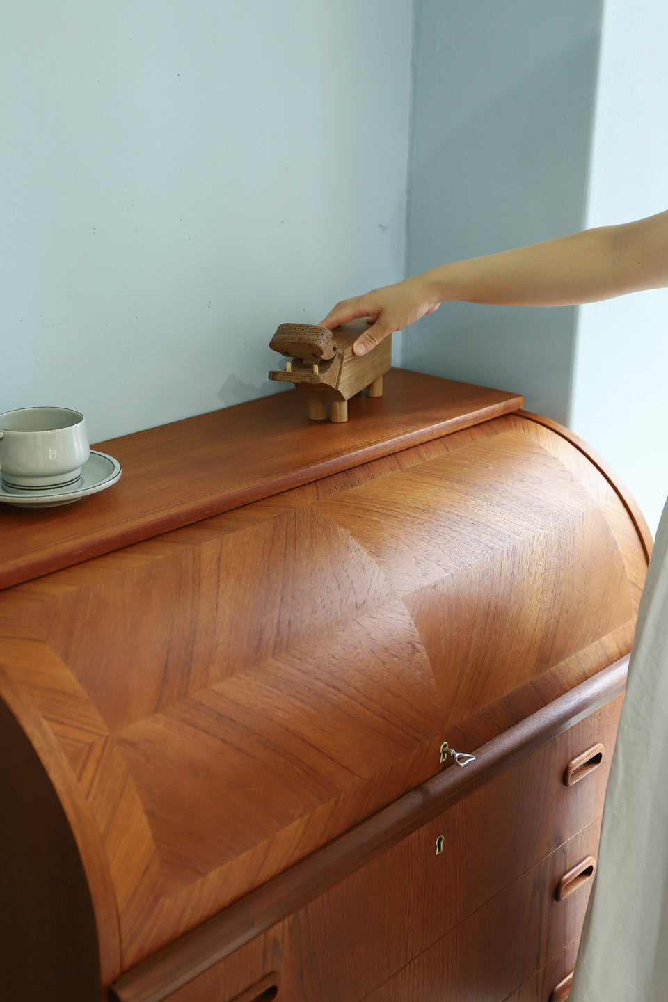 Rolltop Bureau Egon Ostergaard Swedish Vintage/スウェーデンヴィンテージ ロールトップ ビューロー 北欧家具