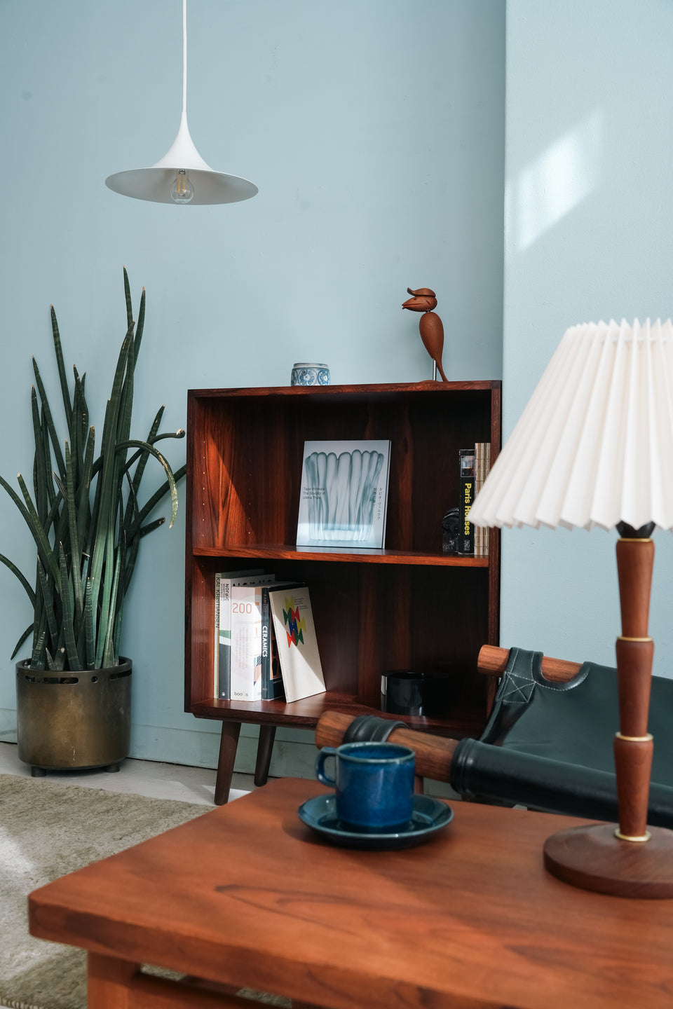 Rosewood Small Bookcase Danish Vintage/デンマークヴィンテージ スモールブックケース ローズウッド 本棚 北欧家具