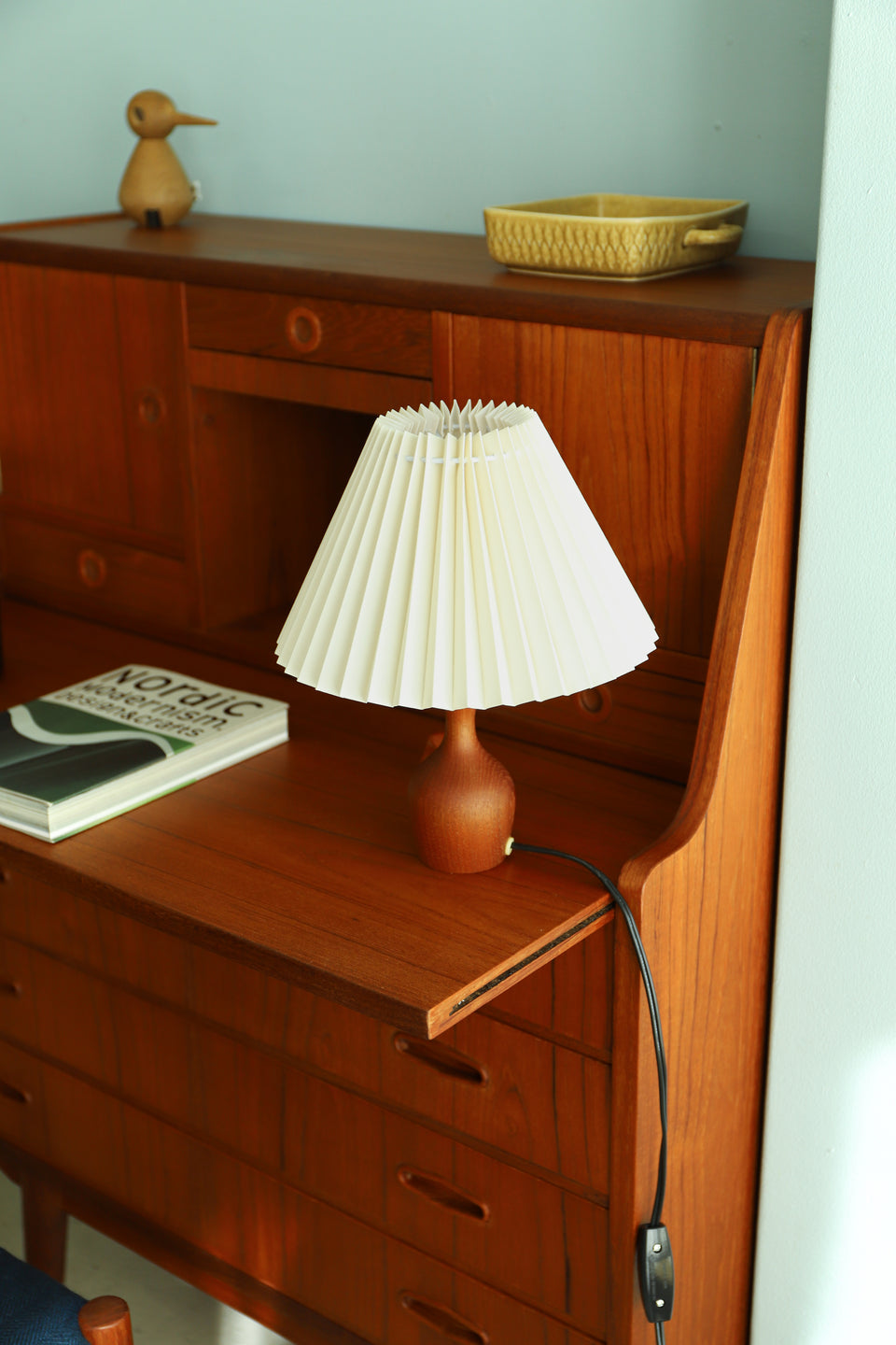 Small Table Lamp Teakwood Danish Vintage/デンマークヴィンテージ スモールテーブルランプ チーク材 間接照明 北欧インテリア