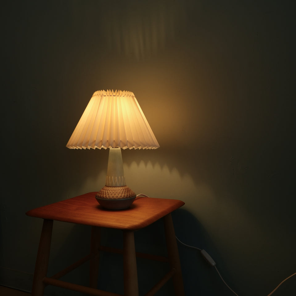 Soholm Table Lamp Model 926 Light Blue and Brown/テーブルランプ エイナー・ヨハンセン スーホルム デンマークヴィンテージ