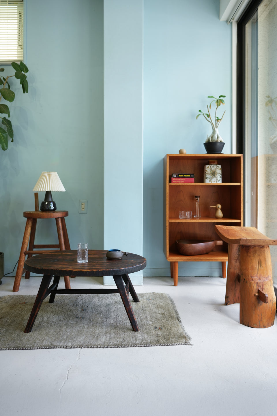 Solid Wood Low Table Stool/無垢材 ローテーブル スツール 民藝