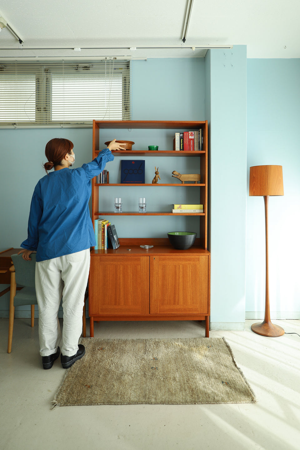 Swedish Vintage Bookcase Open Shelf Cabinet/スウェーデンヴィンテージ ブックケース オープンシェルフ キャビネット 北欧家具
