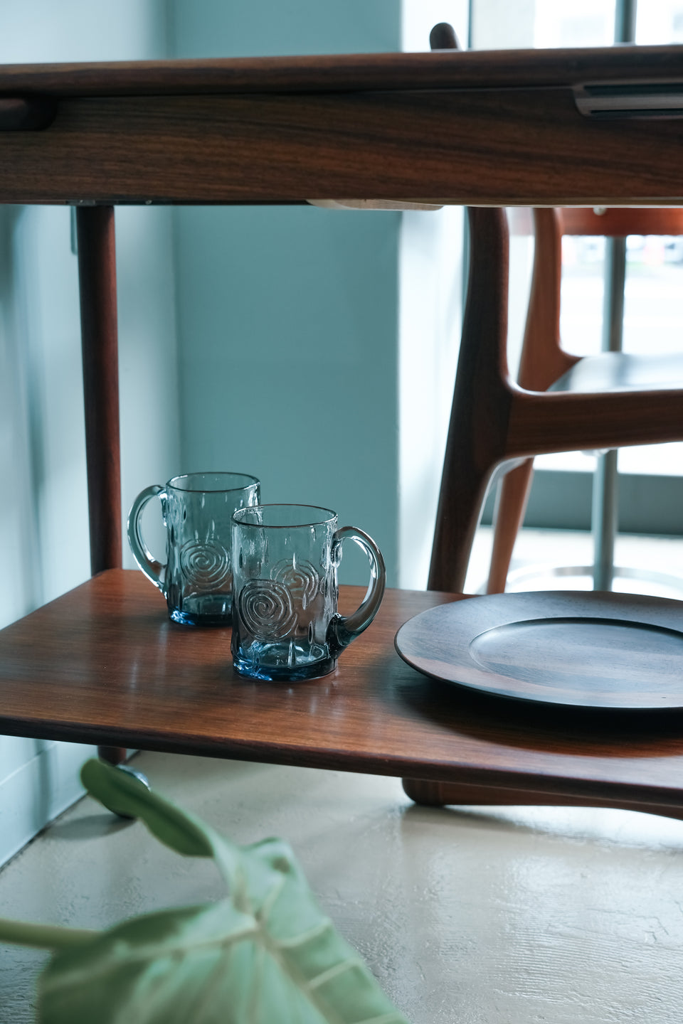 Swedish Vintage Björkhult Glass Mug/スウェーデンヴィンテージ ビョルクフルト ガラスマグ 北欧雑貨