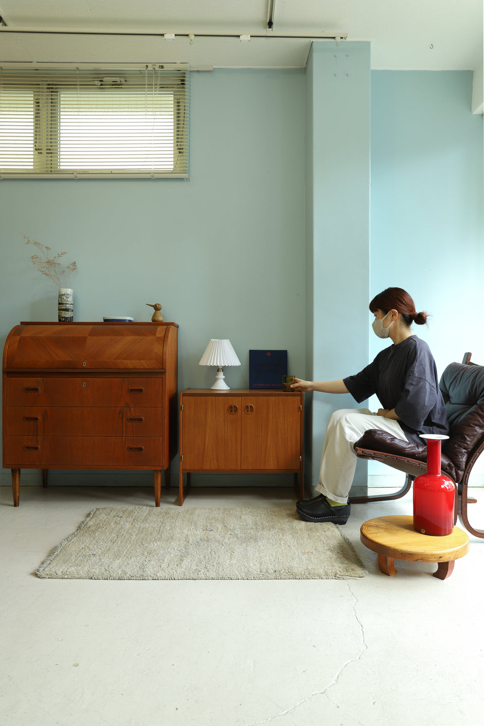 Swedish Vintage Small Cabinet Arne Wahl-Iversen/スウェーデンヴィンテージ スモールキャビネット アルネ・ウォール・イヴェルセン 北欧家具