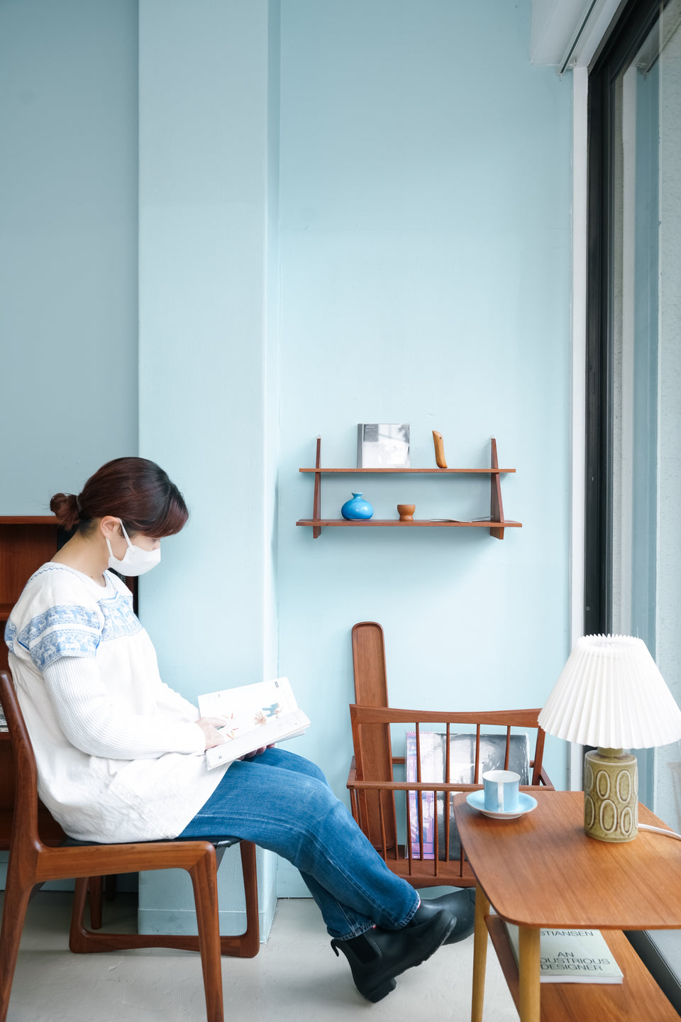Teak Wall Shelf Scandinavian Vintage/北欧ヴィンテージ ウォールシェルフ チーク材